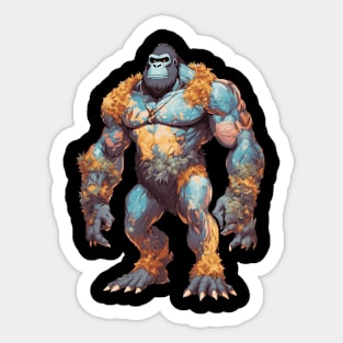 Ripped Gorilla Sticker